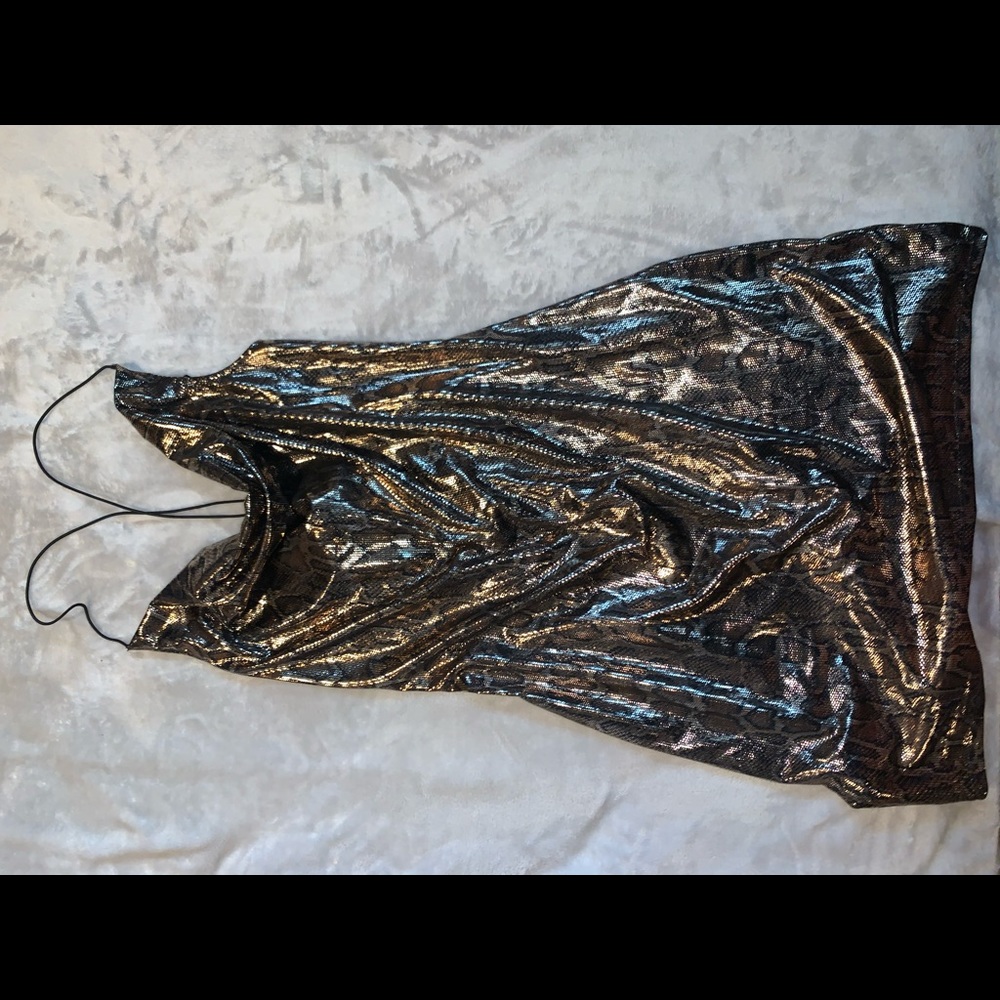 Snakeskin dress